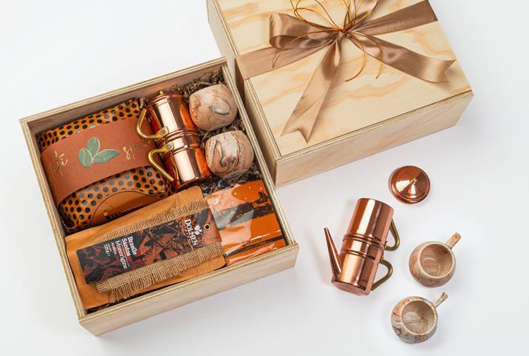 Regalo di natale per aziende a tema caffè